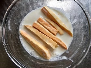 甘梅地瓜的做法