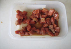 青豆红薯炒肉丁
