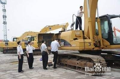 两种进口国外二手挖掘机的中检方案