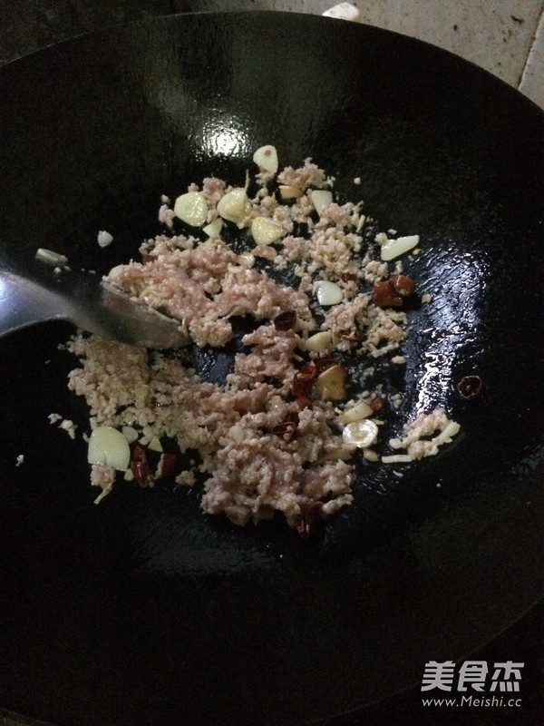 肉末橄榄菜炒豇豆