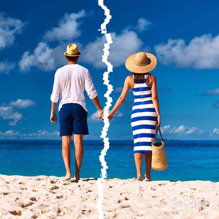 ps人物照片撕裂效果详细教程