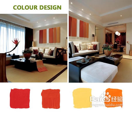 复古潮流来袭红+黑+棕色彩搭配案例分享