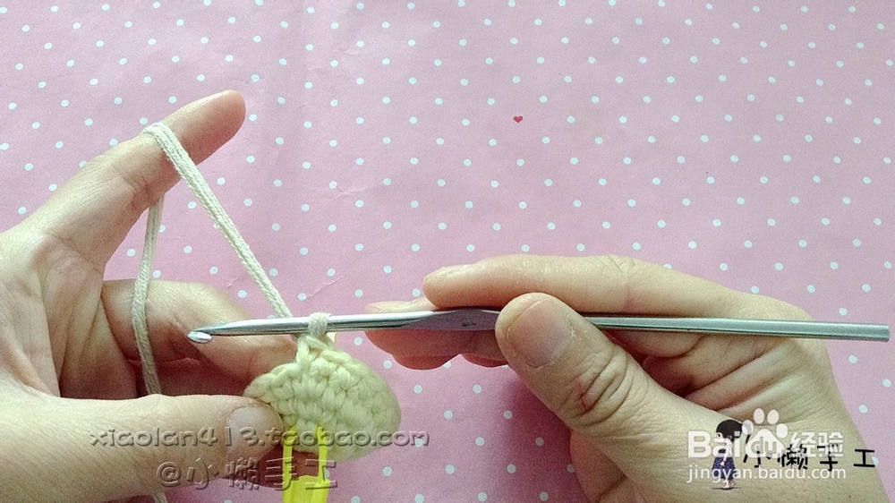 怎样螺旋换色 钩针玩偶技巧图文讲解--小懒编辑