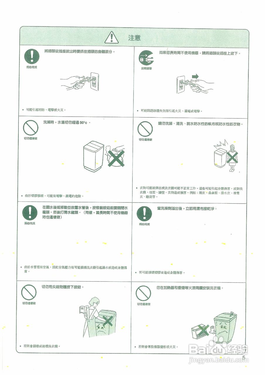 日立SF-143HJ洗衣机使用说明书:[1]