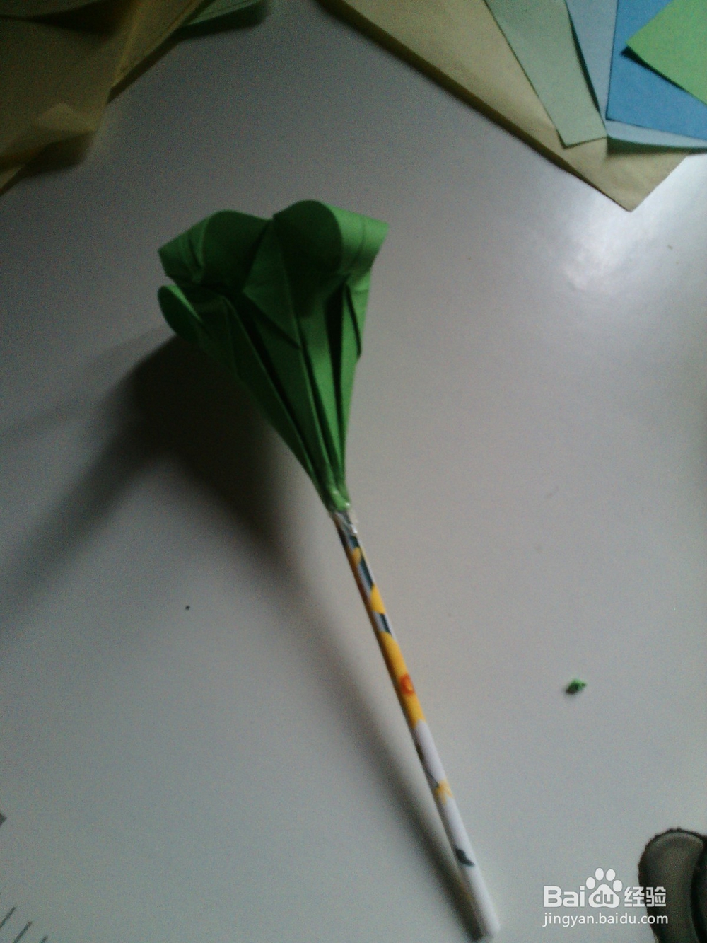 纸折百合花的制作