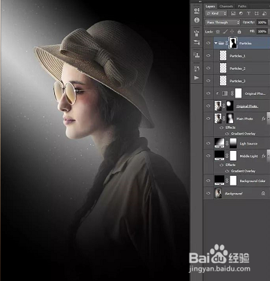 PS怎么打造唯美的暗调室内人像?