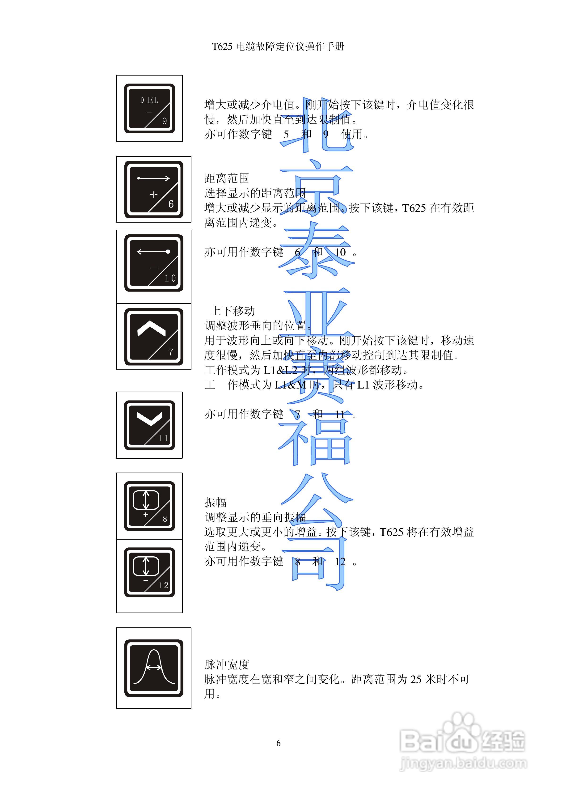T625电缆故障定位仪操作手册:[1]
