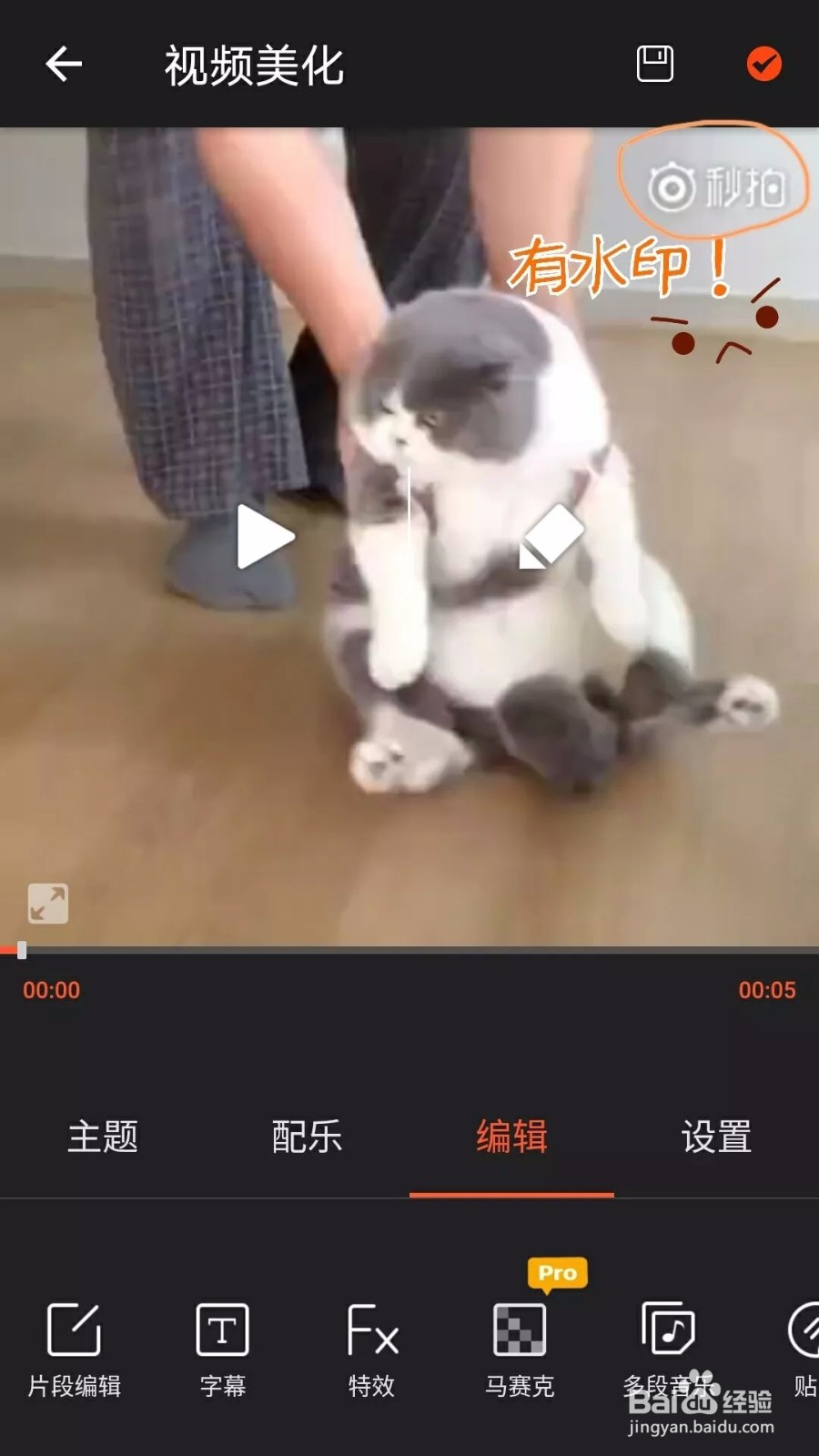 手机视频去水印