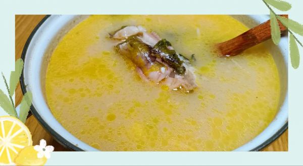 奶香昂刺鱼豆腐汤