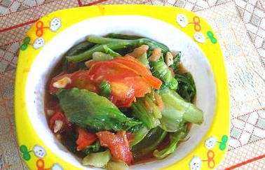 番茄烩生菜的做法