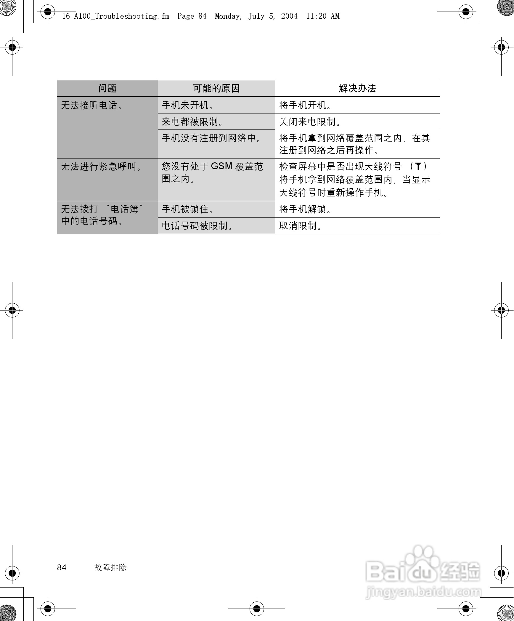 松下a101手机使用说明书:[9]