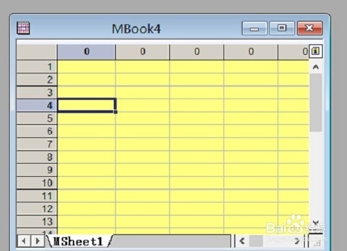 origin9.0操作教程：[16]添加矩阵工作簿。