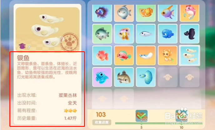 摩尔庄园钓银鱼攻略
