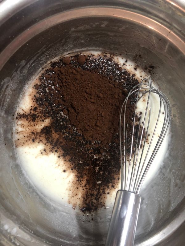 6寸可可戚风蛋糕