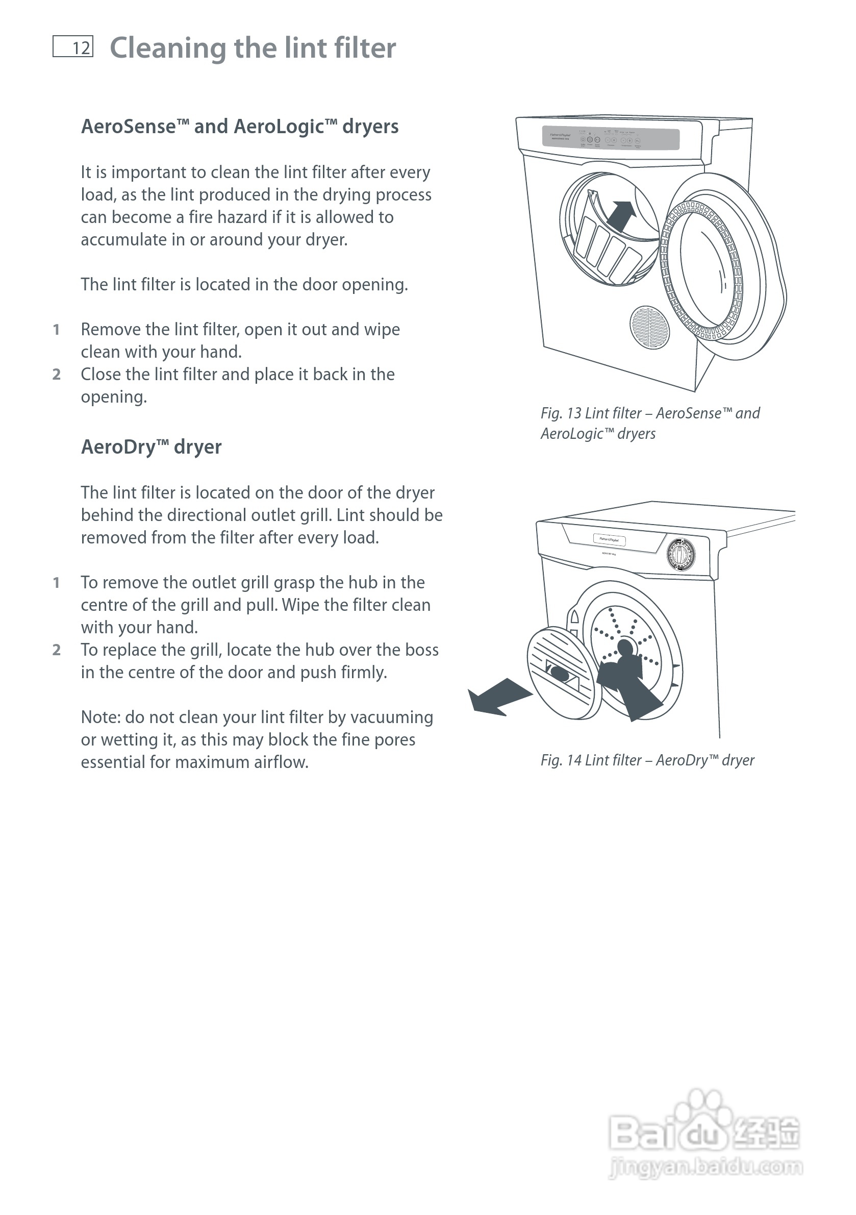 斐雪派克DE50F56E滚桶洗衣机说明书:[2]