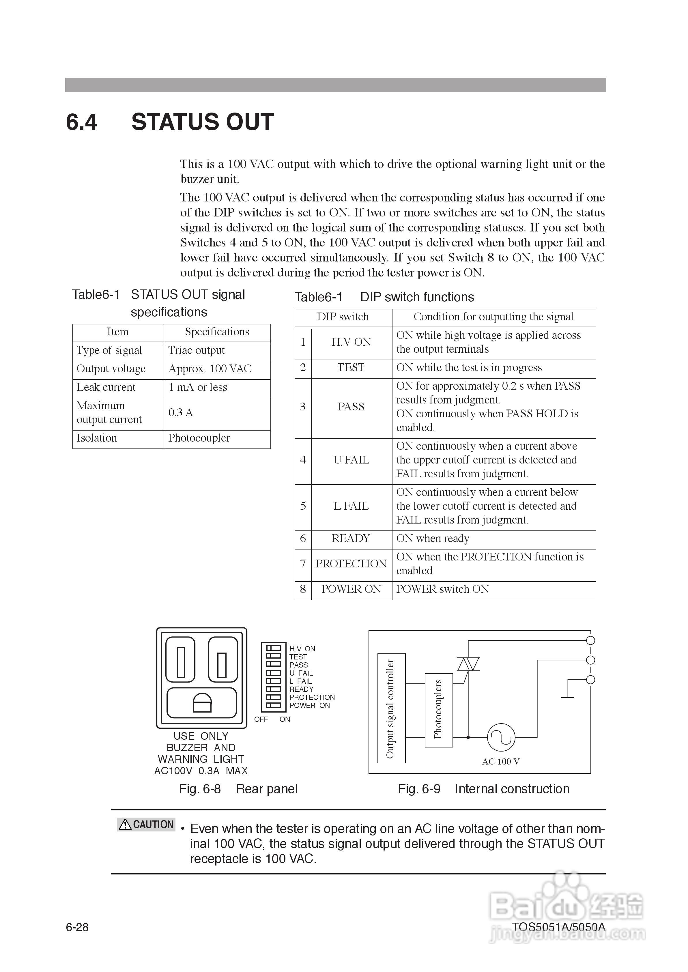 日本菊水TOS5051A/5050A耐压测试仪英文版说明书:[9]