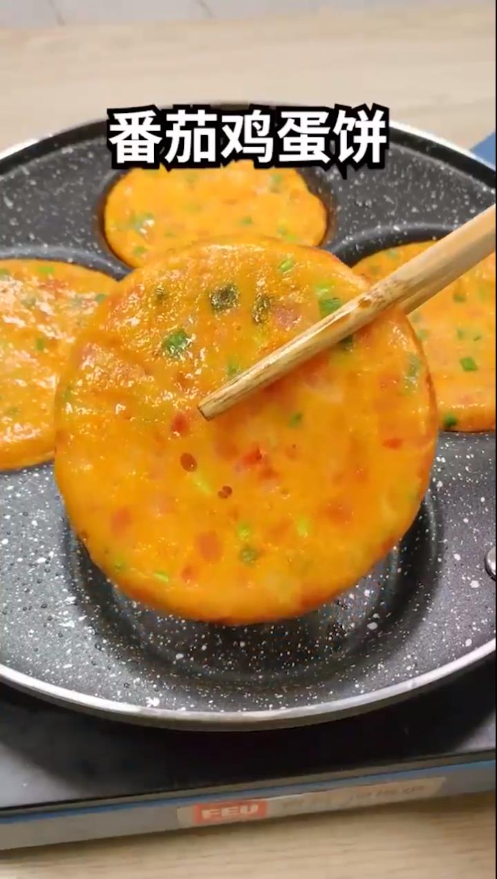 番茄鸡蛋饼怎么做？