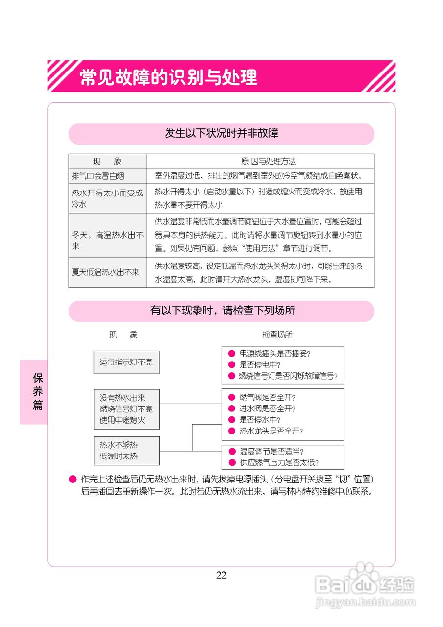 林内热水器JSG20-C型使用说明书:[3]