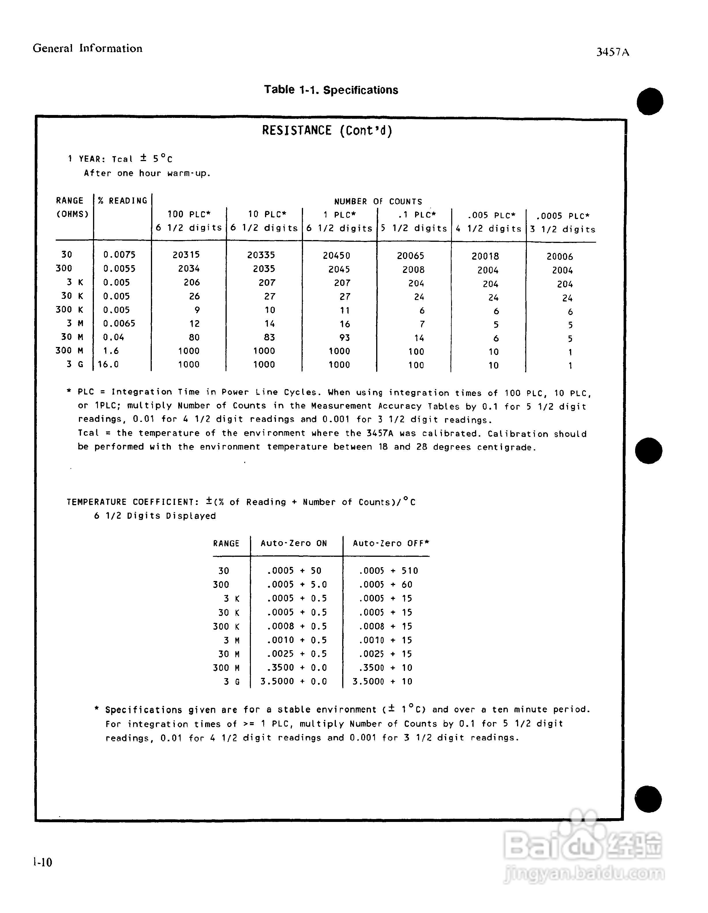 HP 3457A 万用表用户使用手册:[3]