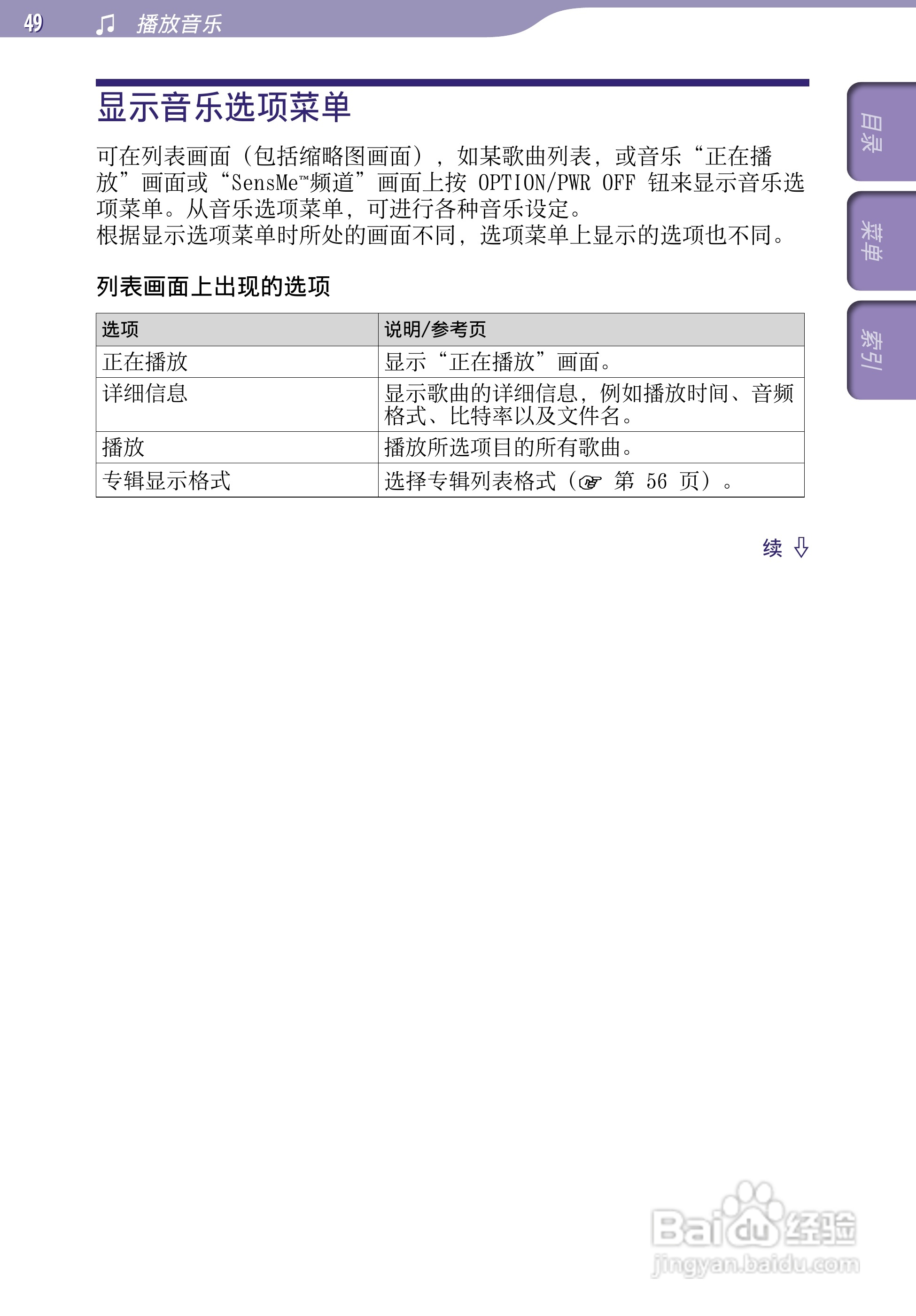索尼NWZ-S639F MP3播放器使用说明书:[5]