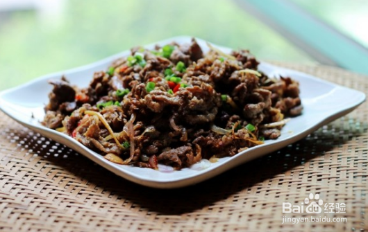 炒烤肉的做法