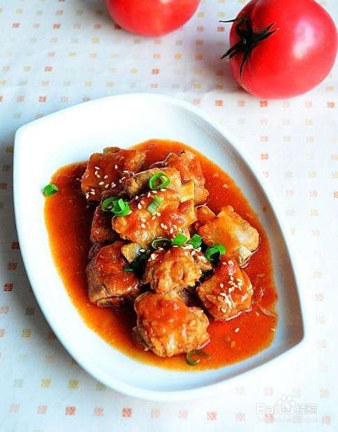 番茄汁排骨的制作方法