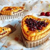 酥脆软糯香甜的蜜红豆乳酪派