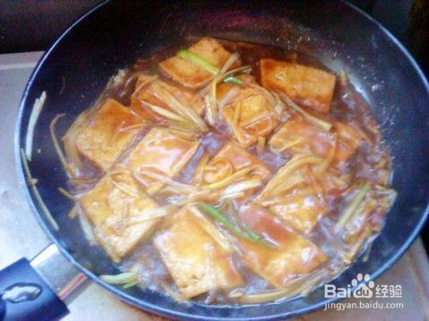 葱烧豆腐做法#初冬怎么吃#