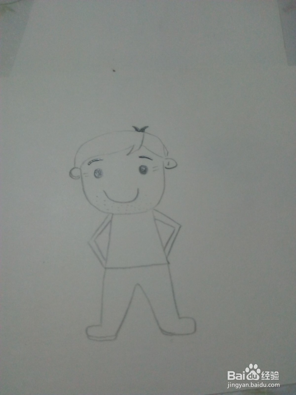 怎样画超人爸爸？