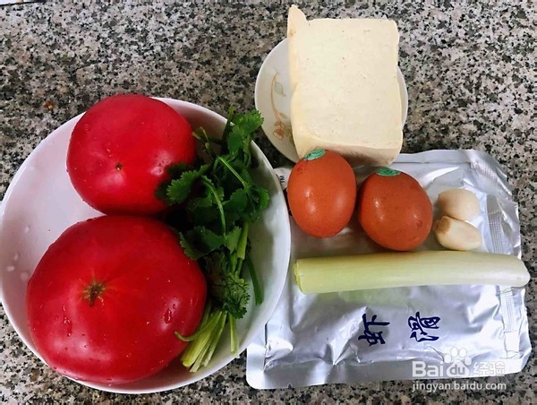 怎么制作虾滑番茄豆腐蛋花羹