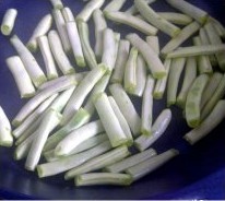 腊肠干煸四季豆