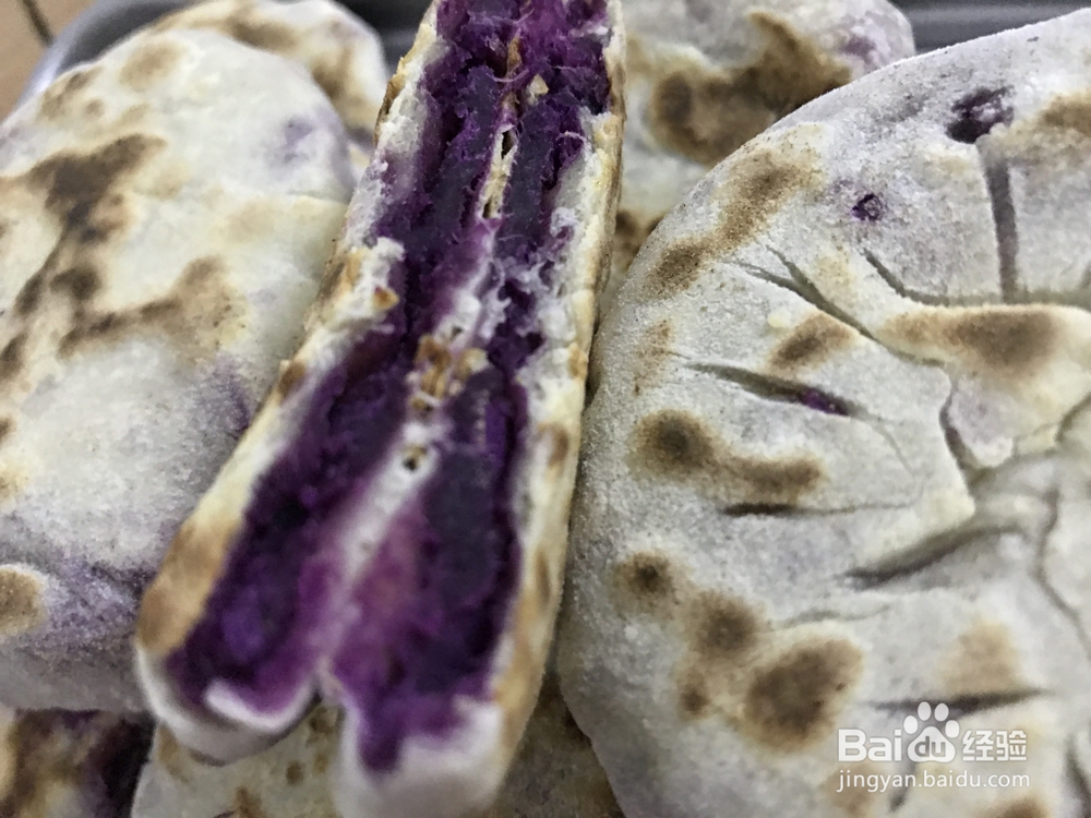 无油无糖紫薯饼这么做更好吃！