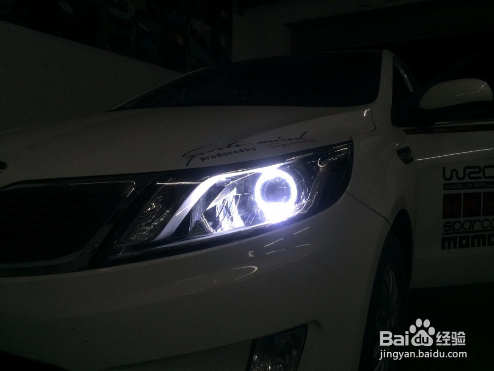 起亚k2改灯全程