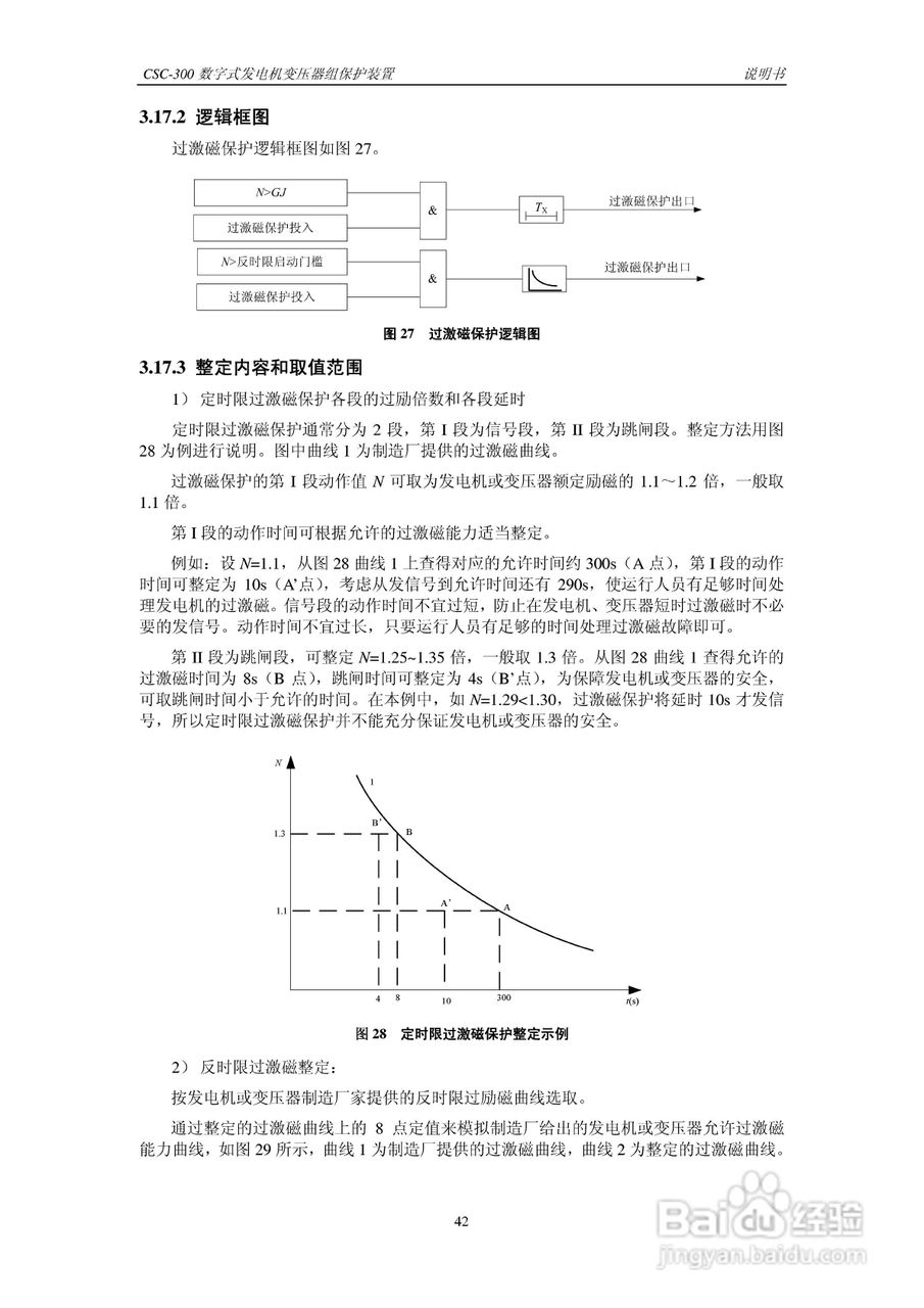 四方CSC-300数字式发电机变压器组保护装置说明书:[5]