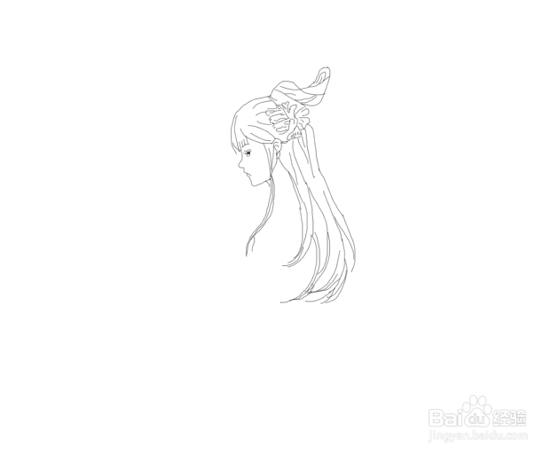 古风仙女少女心简笔画如何画