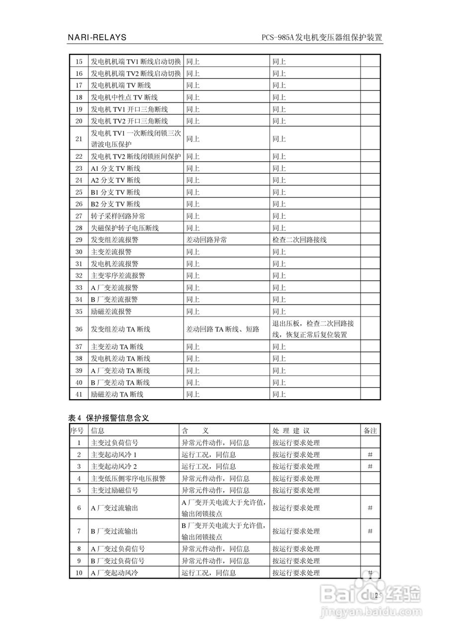 国瑞继保PCS-985A发电机变压器组保护装置技术说明书:[14]