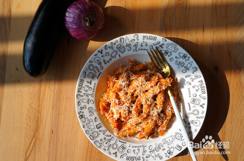 番茄茄子意面的做法