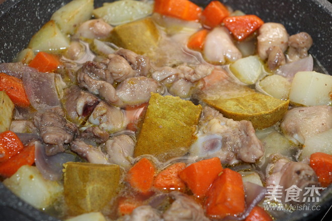 咖喱鸡肉的做法