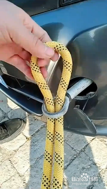 拖车作业紧急救援绳结如何绑