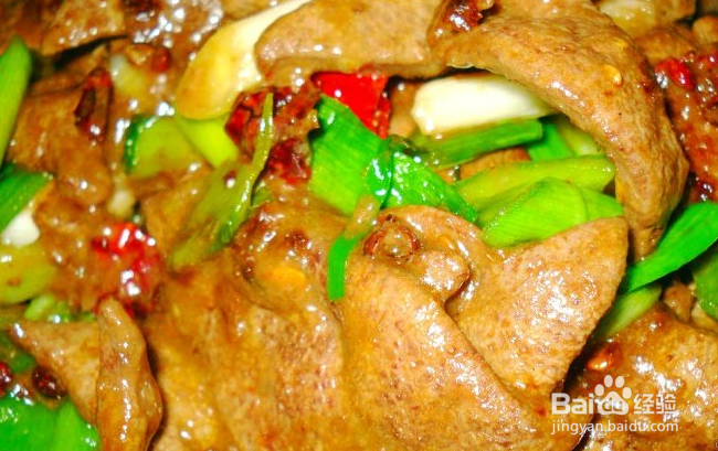 怎么做酱爆猪肝