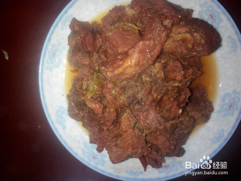 红焖牛肉这样做