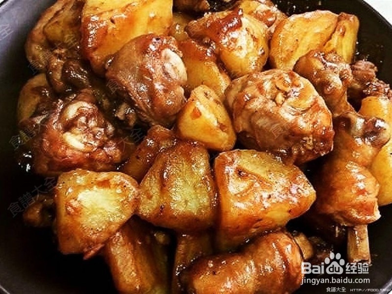 怎样做出家常菜系列之马铃薯焖鸡腿