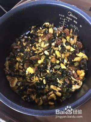 超香的香菇腊肠饭