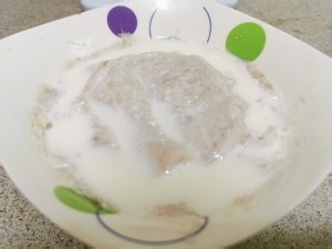 低卡芋泥鲜奶的做法