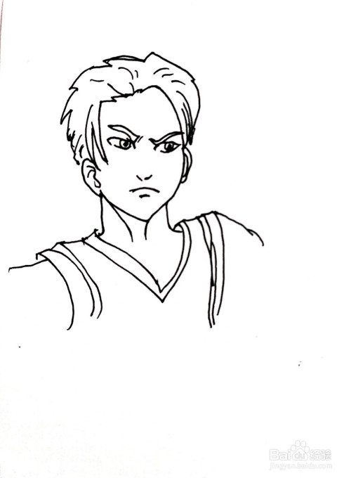 《篮球旋风》系列之王博简笔画