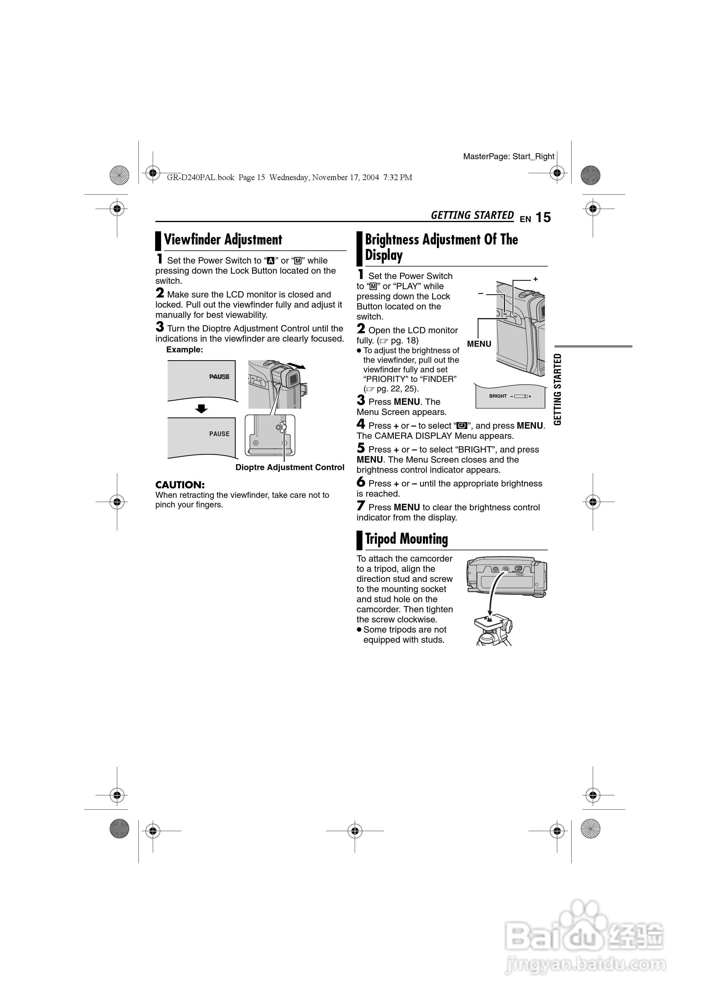 JVC GR-D240电池说明书:[2]