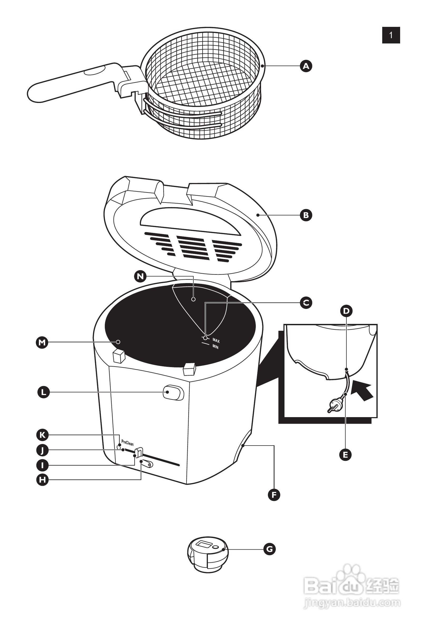PHILIPS HD6107/HD6105电炸锅说明书:[1]