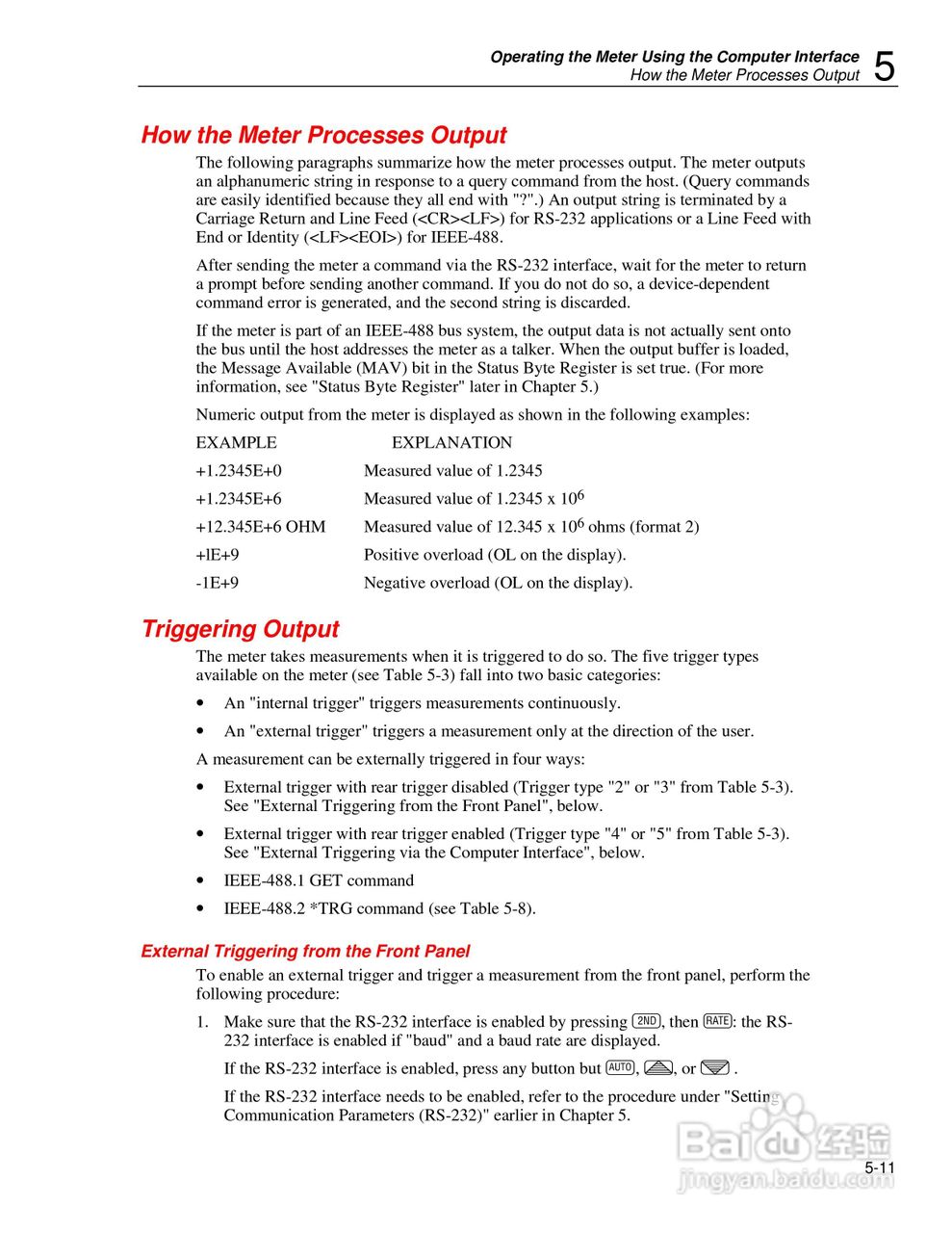 福禄克Fluke45万用表说明书:[7]