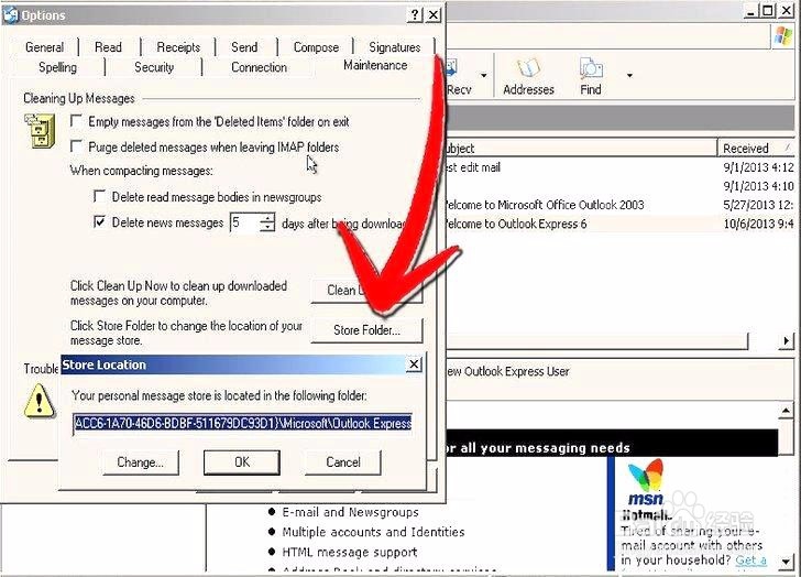 如何将Outlook Express邮件到Gmail