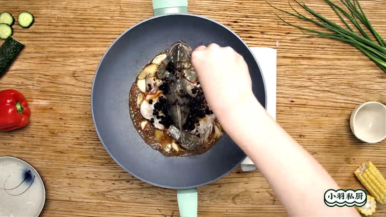 辣豆豉葱酒焖烧鳜鱼怎么做